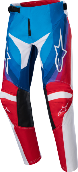 ALPINESTARS - YOUTH RACER PNEUMA PANTS BLU/MARS RED/WHITE SZ 22 - Image 1