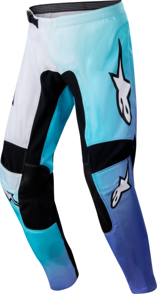 ALPINESTARS - STELLA FLUID PANT WHITE/TURQUOISE SZ 26 - Image 1