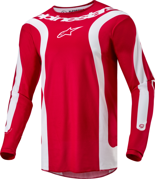 ALPINESTARS - FLUID LURV JERSEY MARS RED/WHITE 2X - Image 1