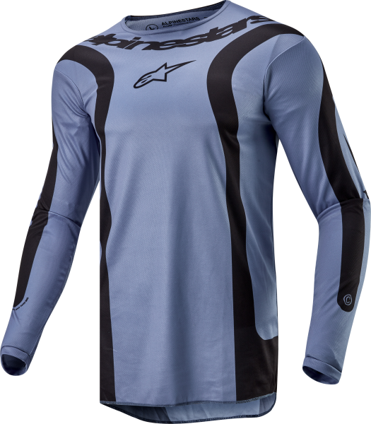 ALPINESTARS - FLUID LURV JERSEY LIGHT BLUE/BLACK 2X - Image 1