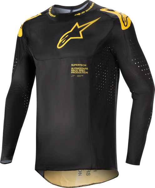 ALPINESTARS - SUPERTECH WARD JERSEY BLACK/YELLOW 2X - Image 1