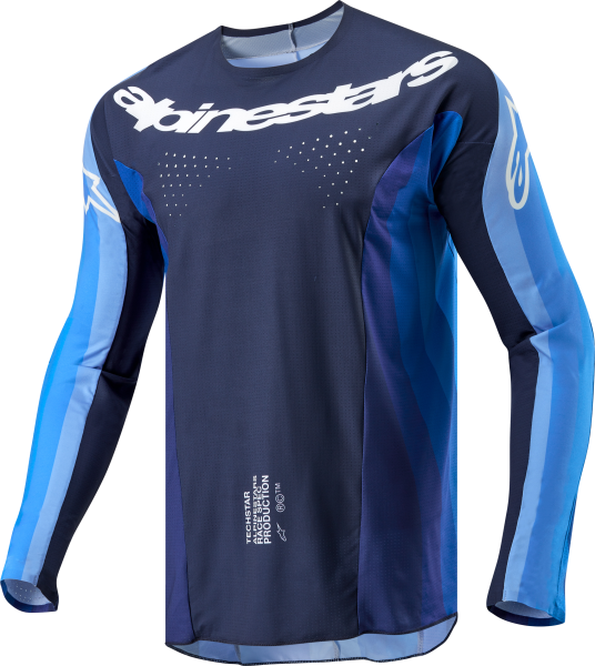 ALPINESTARS - TECHSTAR PNEUMA JERSEY DARK NAVY/LIGHT BLUE 2X - Image 1