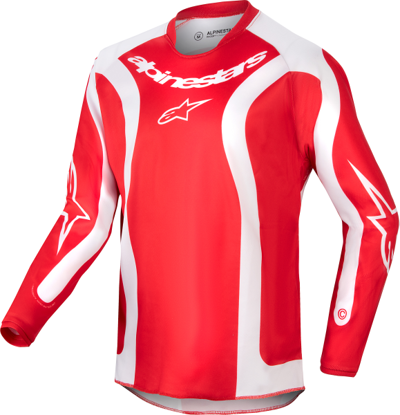 ALPINESTARS - YOUTH RACER LURV JERSEY MARS RED/WHITE LG - Image 1