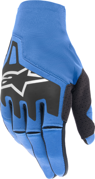 ALPINESTARS - TECHSTAR GLOVES BLUE RAM/BLACK 2X - Image 1