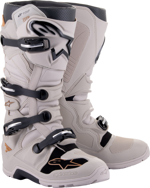 ALPINESTARS - TECH 7 ENDURO DRYSTAR BOOTS GREYSAND SZ 5 - Image 1