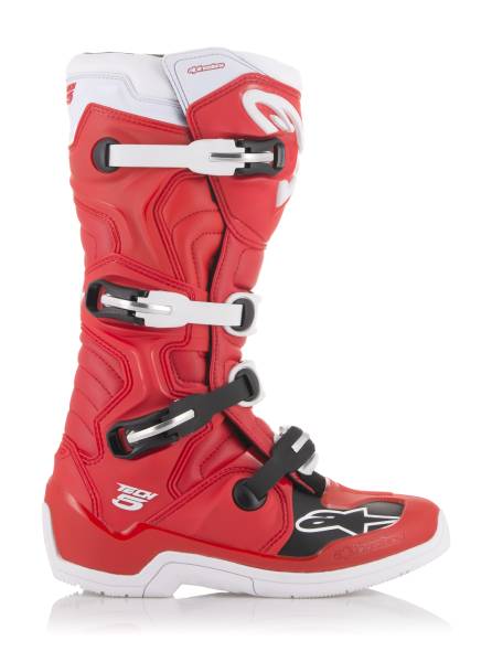 ALPINESTARS - TECH 5 BOOTS RED/WHITE SZ 05 - Image 1