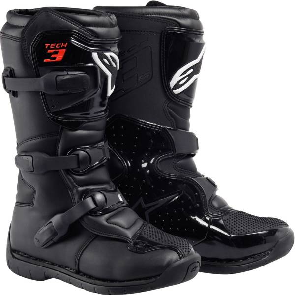 ALPINESTARS - TECH 3S BOOTS BLACK SZ 01 - Image 1