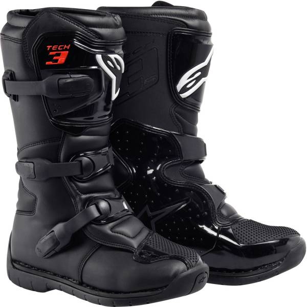 ALPINESTARS - TECH 3S BOOTS BLACK SZ 02 - Image 1