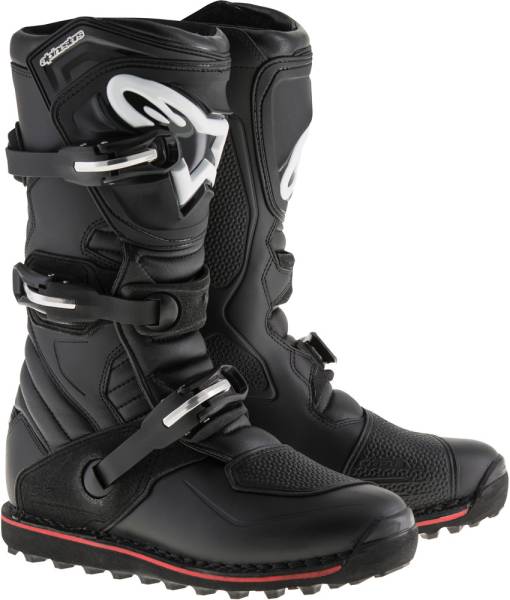 ALPINESTARS - TECH-T BOOTS BLACK/RED SZ 05 - Image 1