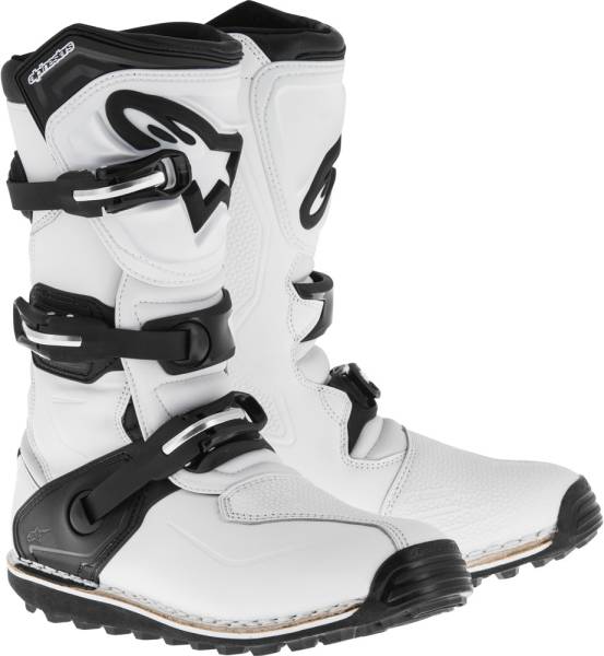 ALPINESTARS - TECH-T BOOTS WHITE/BLACK SZ 06 - Image 1