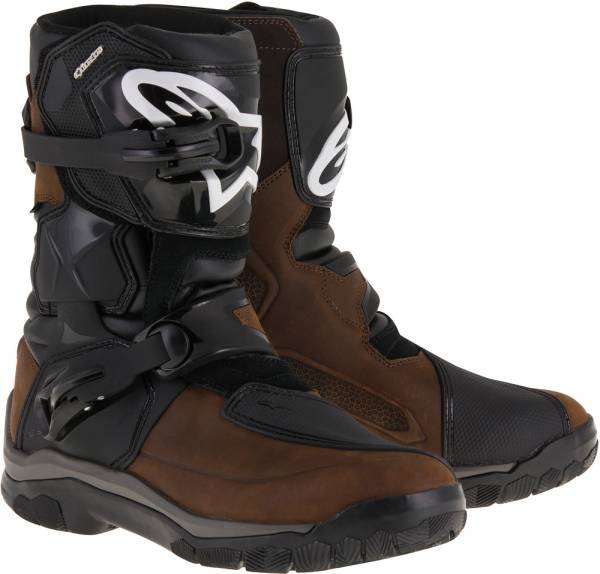 ALPINESTARS - BELIZE DRYSTAR BOOTS BROWN OILED LEATHER SZ 07 - Image 1