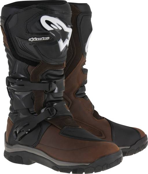 ALPINESTARS - COROZAL ADVENTURE DRYSTAR BOOTS BRN OILED LEATHER SZ 07 - Image 1