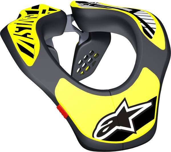 ALPINESTARS - YOUTH NECK SUPPORT BLACK/YELLOW - Image 1