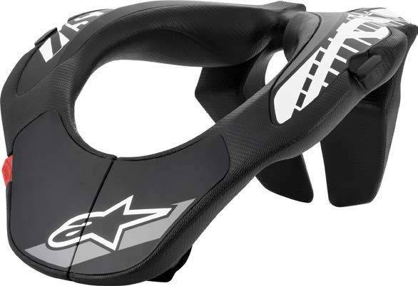 ALPINESTARS - YOUTH NECK SUPPORT BLACK/WHITE - Image 1