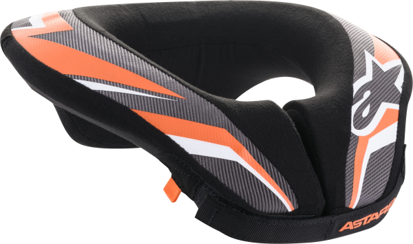 ALPINESTARS - SEQUENCE YOUTH NECK ROLL BLACK/ANTHRACITE/ORANGE LG/XL - Image 1