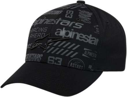 ALPINESTARS - CHAOS HAT O/S BLACK/GREY - Image 1