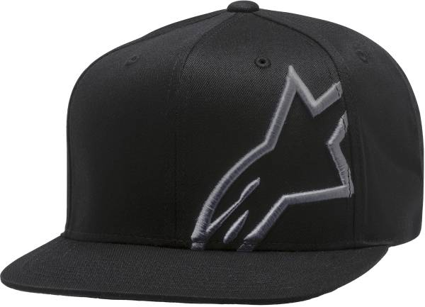 ALPINESTARS - CORP SNAP HAT BLACK/CHARCOAL ONE SIZE - Image 1