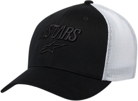 ALPINESTARS - ANGLE STRETCH MESH HAT BLACK/WHITE LG/XL - Image 1