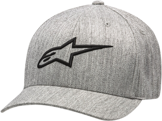 ALPINESTARS - AGELESS CURVE HAT GREY HEATHER/BLACK LG/XL - Image 1