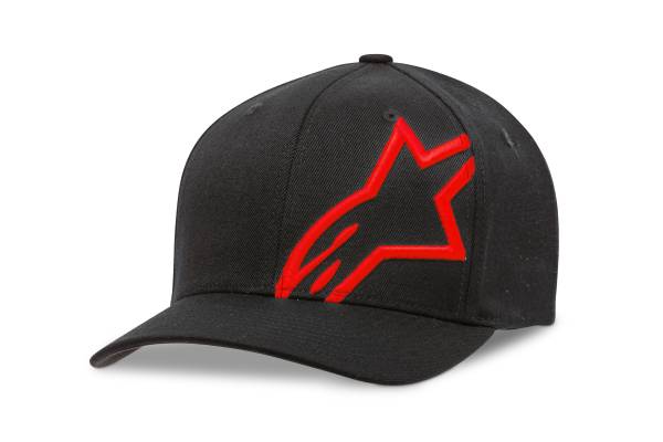 ALPINESTARS - CORP SHIFT 2 CURVED BRIM HAT BLACK/RED LG/XL - Image 1