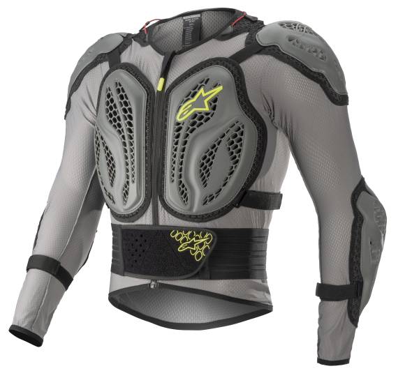 ALPINESTARS - BIONIC ACTION JACKET DK GREY/ASH GREY/YLW FLUO LG - Image 1