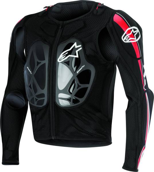 ALPINESTARS - BIONIC PRO JACKET BLACK/RED/WHITE 2X - Image 1