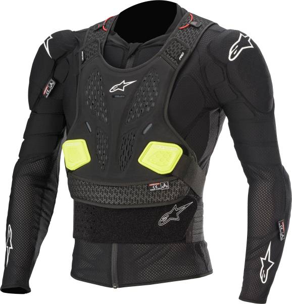 ALPINESTARS - BIONIC YOUTH PROTECTION L/S JACKET BLK/FLUO YLW YOUTH SM - Image 1