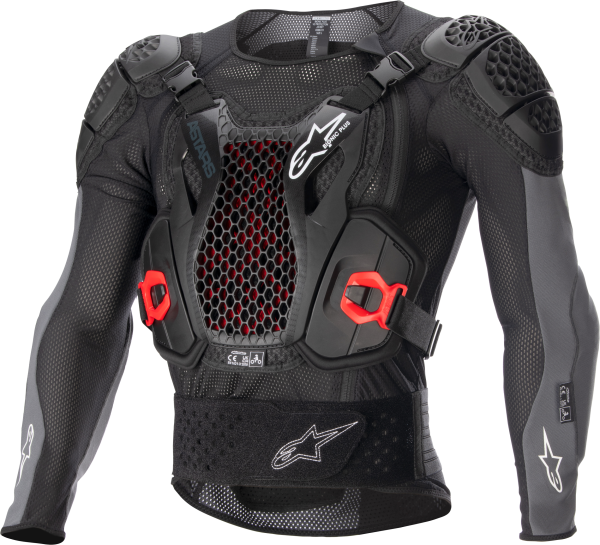 ALPINESTARS - BIONIC PLUS V2 PROTECTION JACKET BLACK/ANTHRACITE/RED 2X - Image 1