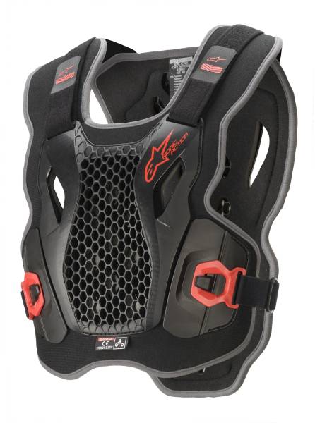 ALPINESTARS - BIONIC ACTION CHEST PROTECTOR BLACK/RED MD/LG - Image 1