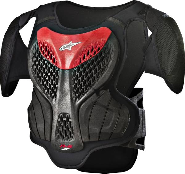 ALPINESTARS - YOUTH A-5 S BODY ARMOR BLACK/RED YS/YM - Image 1