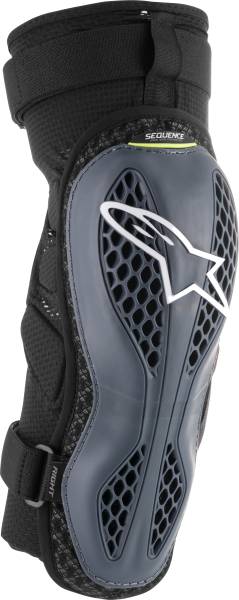 ALPINESTARS - SEQUENCE KNEE PROTECTORS ANTHRACITE/YELLOW SM/MD - Image 1