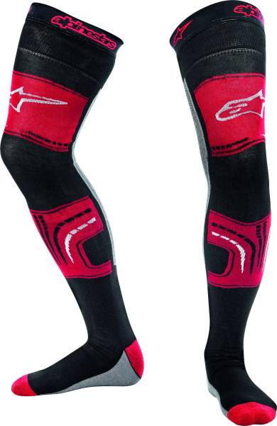 ALPINESTARS - KNEE BRACE SOCKS RED SM-MD - Image 1