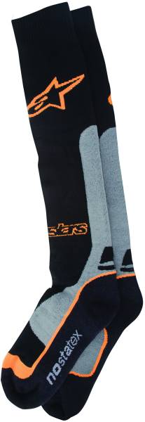 ALPINESTARS - PRO COOLMAX SOCKS ORANGE SM-MD - Image 1