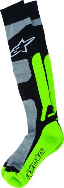 ALPINESTARS - TECH COOLMAX SOCKS GREEN SM-MD - Image 1