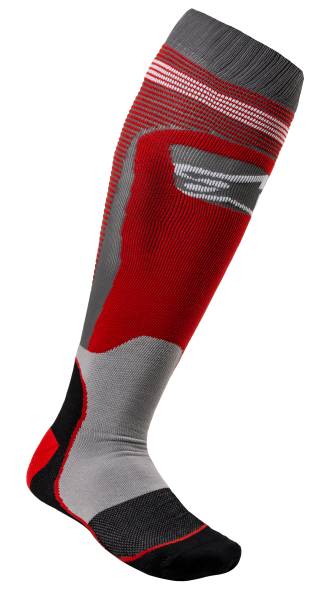 ALPINESTARS - MX PLUS-1 SOCKS RED/COOL SMALL - Image 1