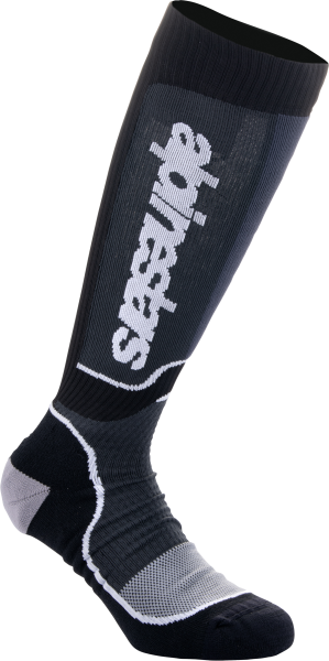 ALPINESTARS - YOUTH MX PLUS SOCKS BLACK/WHITE MD/LG - Image 1