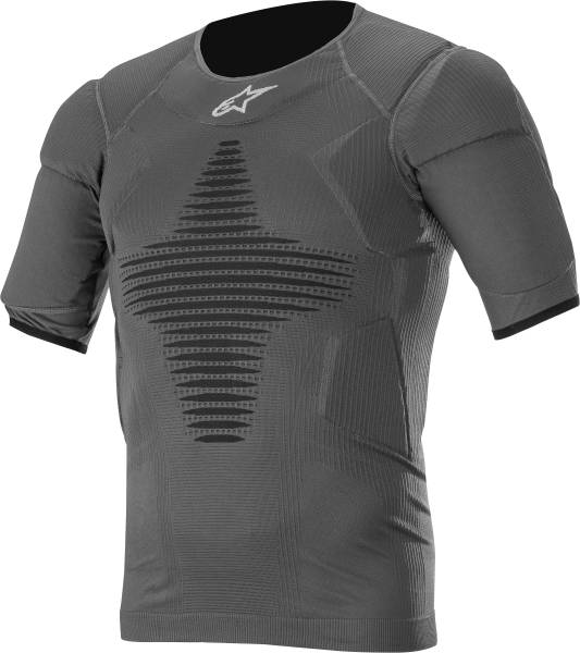 ALPINESTARS - A-0 ROOST BASE LAYER L/S TOP ANTHRACITE/BLACK SM/MD - Image 1