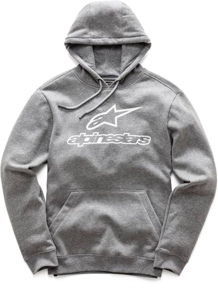 ALPINESTARS - ALWAYS FLEECE HOODIE CHARCOAL HEATHER 2XL - Image 1