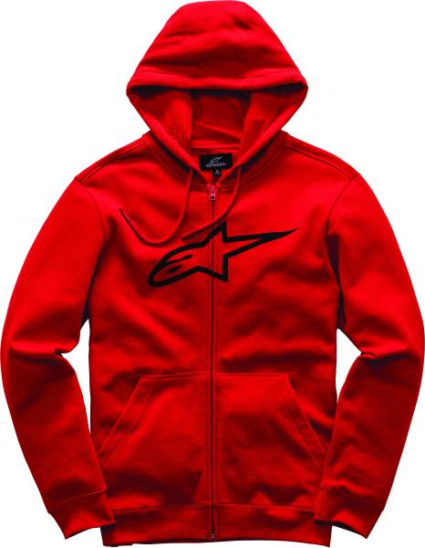 ALPINESTARS - AGELESS FLEECE HOODIE RED MD - Image 1