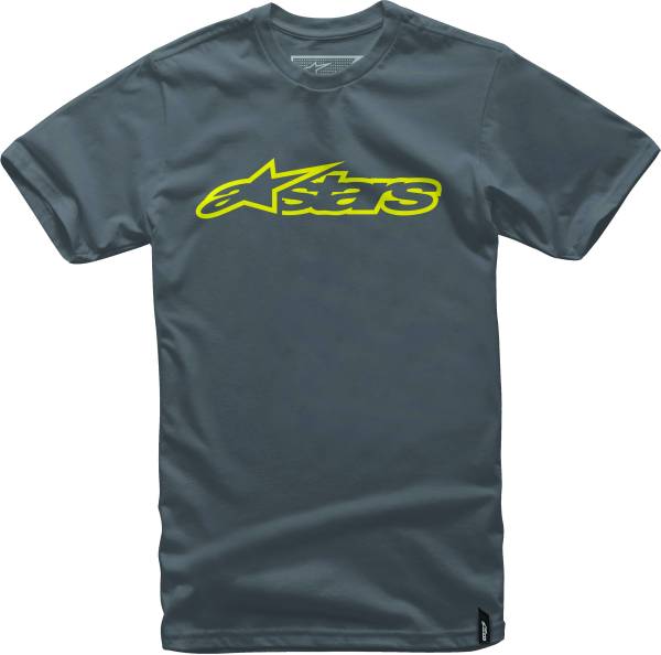 ALPINESTARS - BLAZE TEE GREY/YELLOW 2X - Image 1