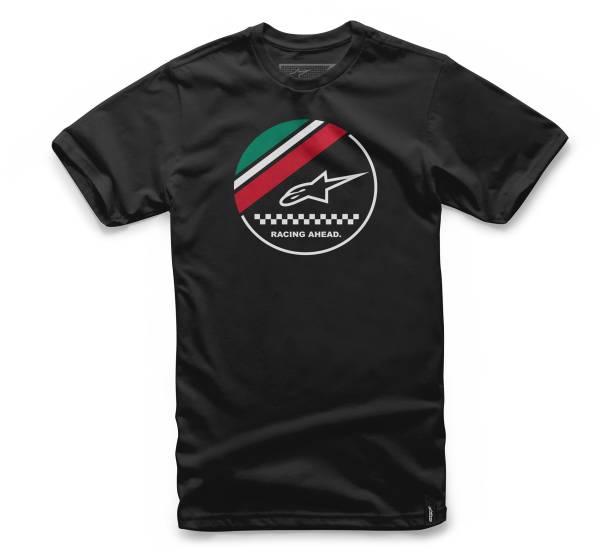 ALPINESTARS - RIDE SOLID TEE BLACK/WHITE 2XL - Image 1