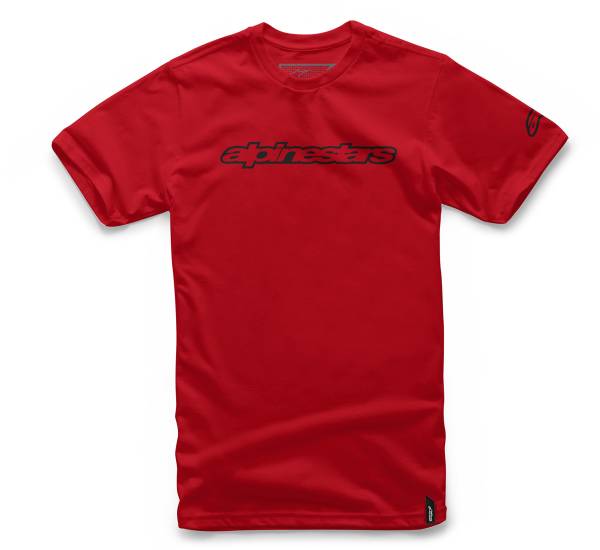 ALPINESTARS - WORDMARK TEE RED 2X - Image 1