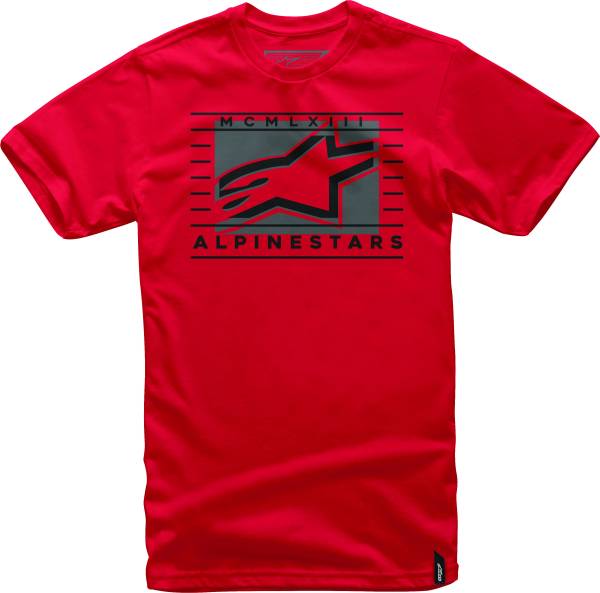 ALPINESTARS - TIME TEE RED 2X - Image 1