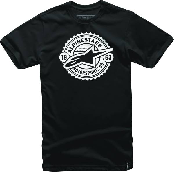 ALPINESTARS - QUALITY SEAL TEE BLACK MD - Image 1