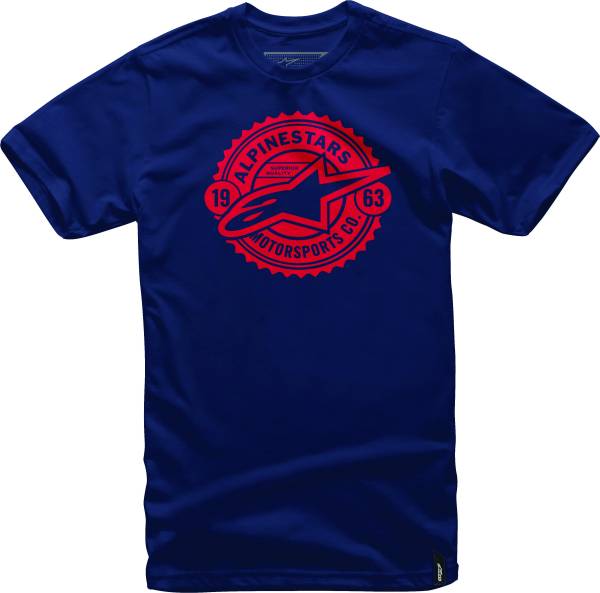 ALPINESTARS - QUALITY SEAL TEE NAVY L - Image 1