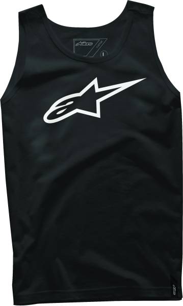 ALPINESTARS - AGELESS TANK BLACK/WHITE LG - Image 1