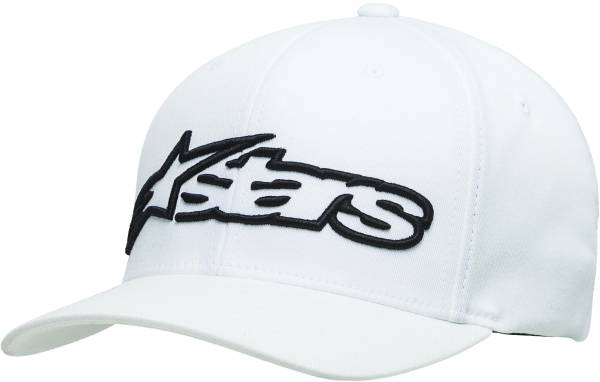 ALPINESTARS - BLAZE FLEXFIT HAT WHITE/BLACK LG/XL - Image 1