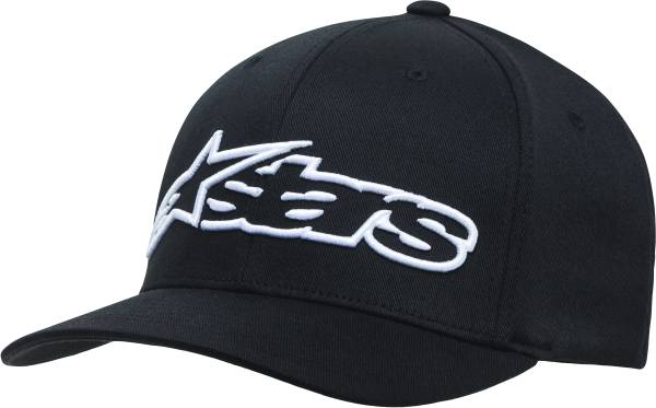 ALPINESTARS - BLAZE FLEXFIT HAT BLACK/WHITE LG/XL - Image 1