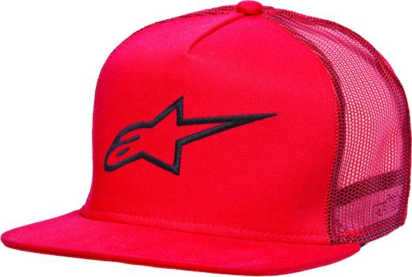 ALPINESTARS - CORPORATE TRUCKER HAT RED - Image 1