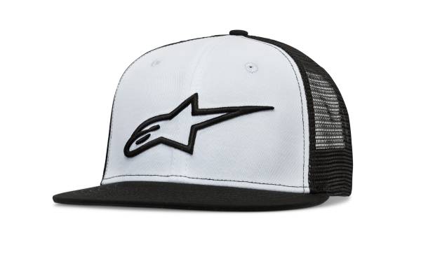 ALPINESTARS - CORPORATE TRUCKER HAT BLACK/WHITE - Image 1